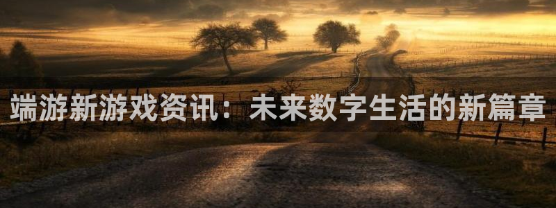 杜邦娱乐官网入口登录：端游新游戏资讯：未来数字生活的新篇章